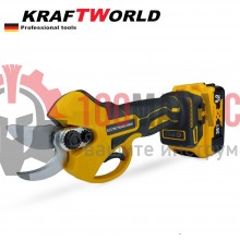 Акумулаторна лозарска ножица KraftWorld с 2бр батерии 36V 8mAh в куфар